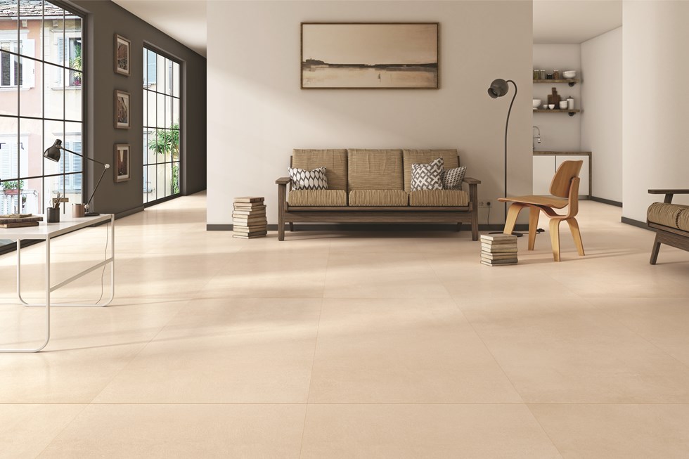 ivory color vitrified tiles