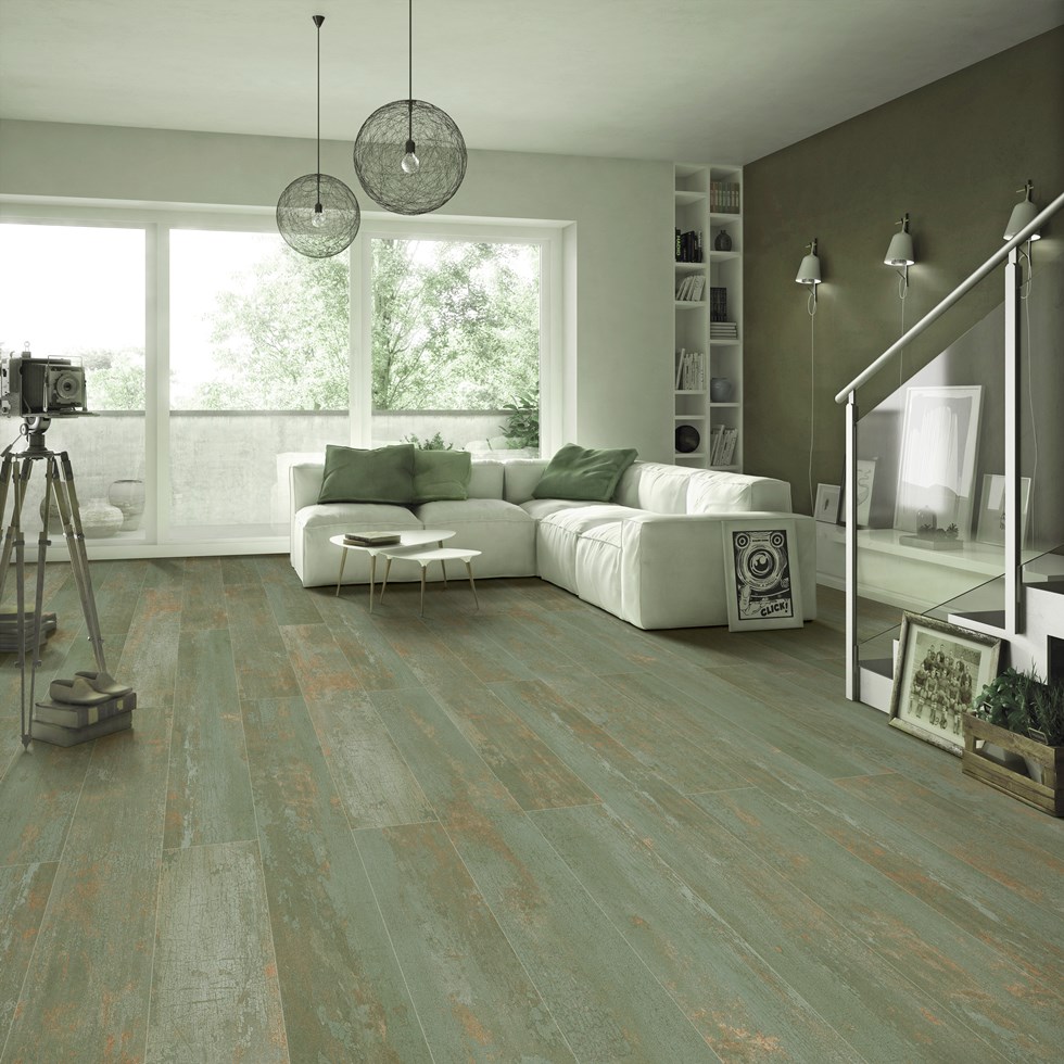 Wood Look - Tile Manufacturer - rainwood green grande By Icon® Group