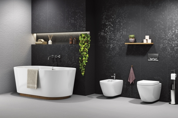 Full Body Porcelain Tiles Full Body rock lappato nero matt