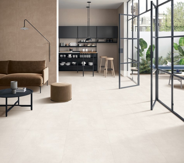 Full Body Technical Porcelain Tiles Concrete Look legend bianco grande