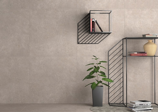 Glazed Porcelain Tiles Concrete Look carmel gris