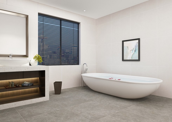 Glazed Porcelain Tiles Concrete Look carmel mocha