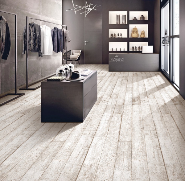 Glazed Porcelain Tiles Concrete Look navana bianco grande
