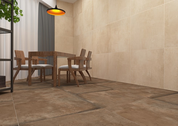 Glazed Porcelain Tiles Concrete Look rift moca