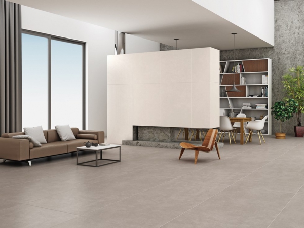 Glazed Porcelain Tiles Concrete Look rio bianco grey