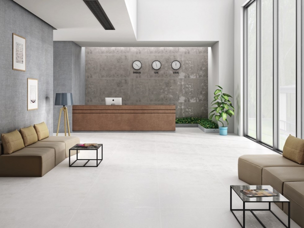 Glazed Porcelain Tiles Marble Look avila bianco grande