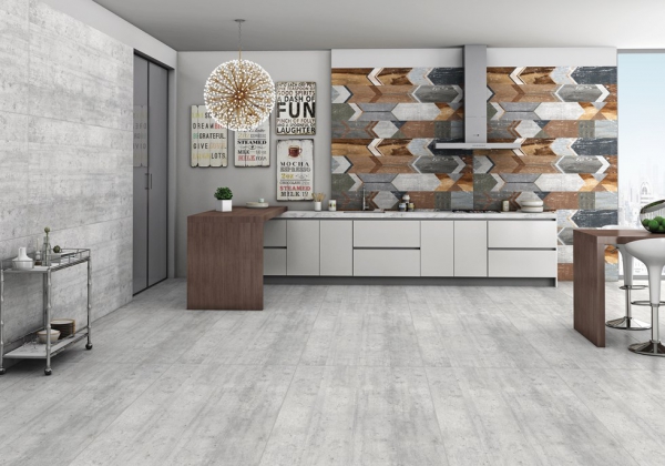 Glazed Porcelain Tiles Marble Look boston grey grande