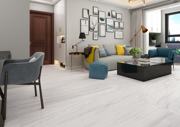 Glazed Porcelain Tiles Marble Look calacatta snow grande