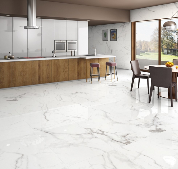 Glazed Porcelain Tiles Marble Look calcatta royal grande