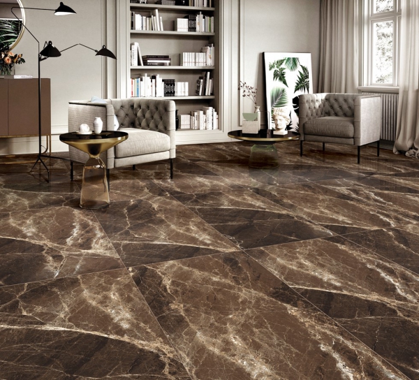 Glazed Porcelain Tiles Marble Look emprador royal