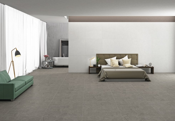 Glazed Porcelain Tiles Marble Look galaxy ash & pearl
