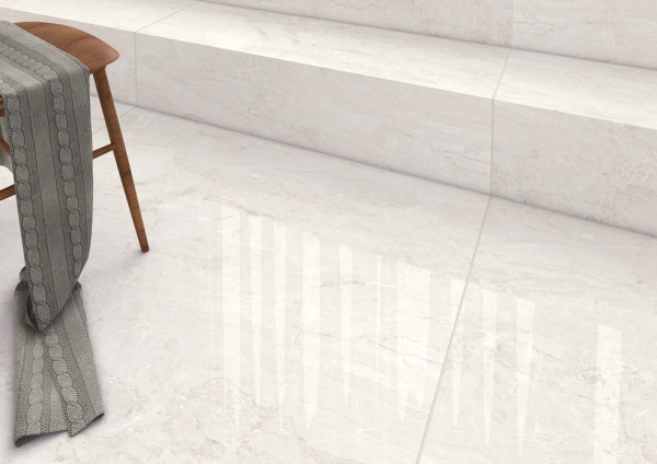 Glazed Porcelain Tiles Marble Look ikara binaco