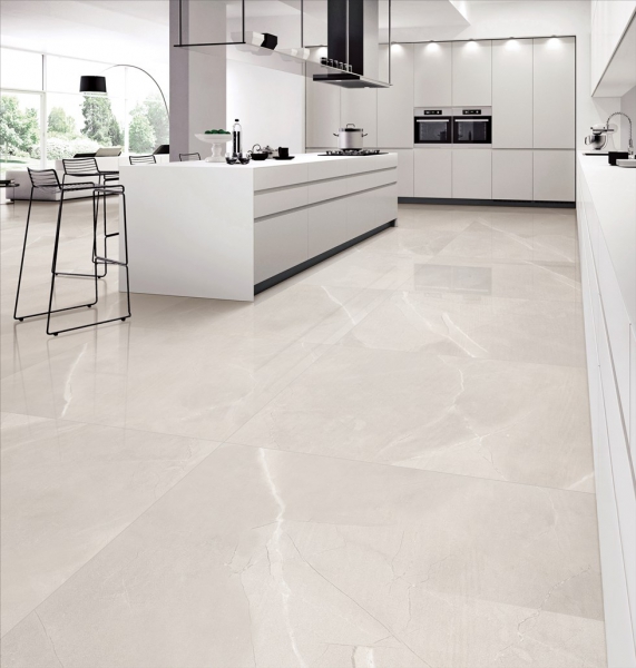 Glazed Porcelain Tiles Marble Look italia gris
