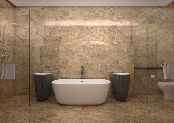 Glazed Porcelain Tiles Marble Look jasper earth
