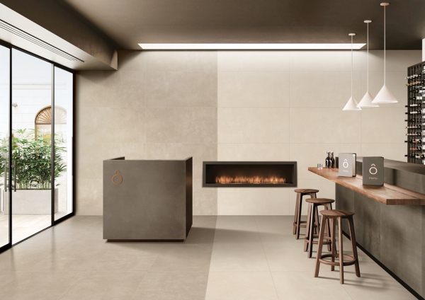 Glazed Porcelain Tiles Marble Look legend beige  mushroom grande