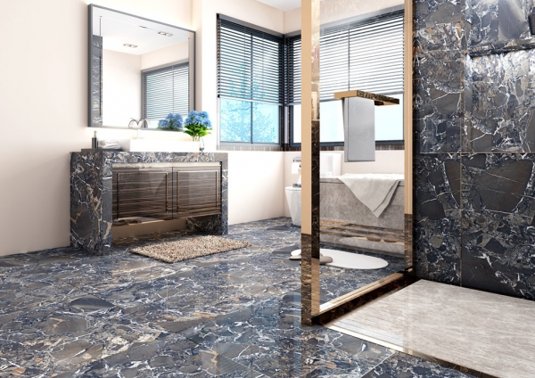 Glazed Porcelain Tiles Marble Look legend