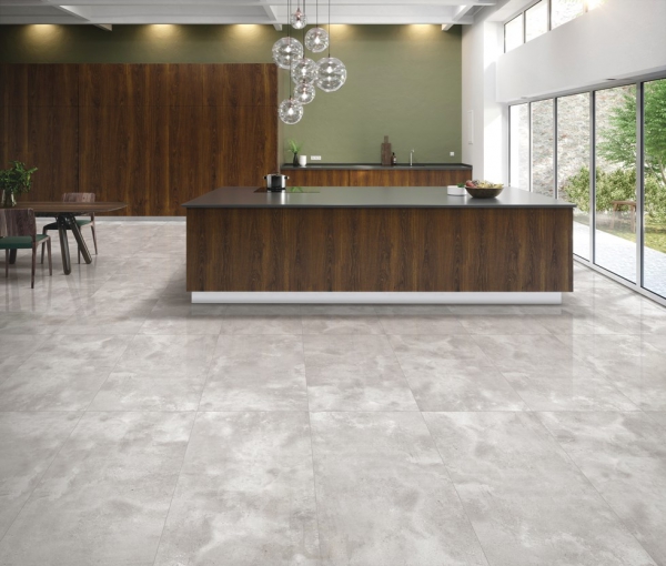 Glazed Porcelain Tiles Marble Look luxor grey grande
