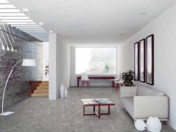 Glazed Porcelain Tiles Marble Look orlando gris grande