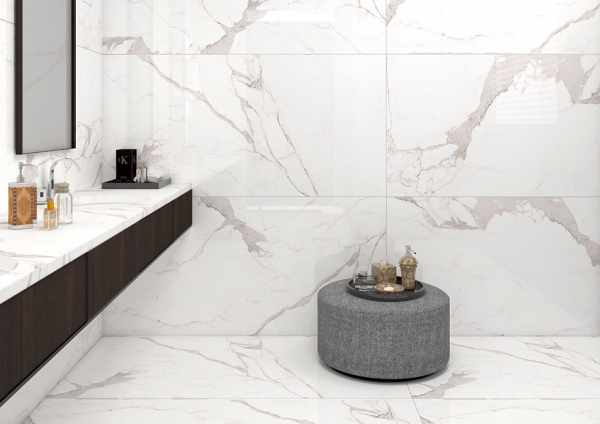 Glazed Porcelain Tiles Marble Look sataurio urban grande