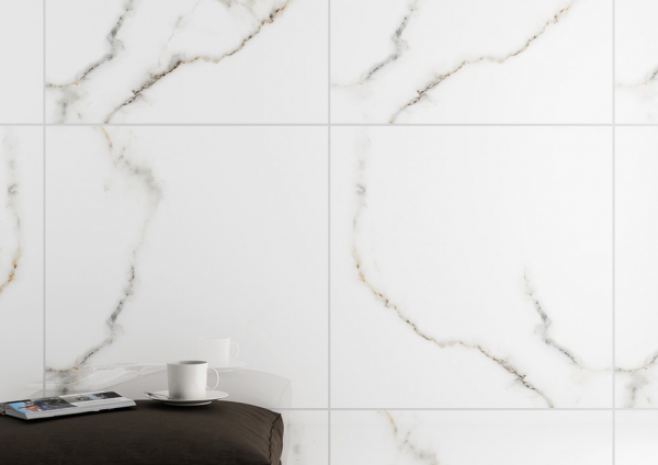 Glazed Porcelain Tiles Marble Look satuario natural