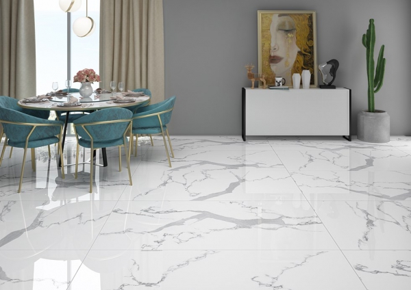 Glazed Porcelain Tiles Marble Look satuario prime grande