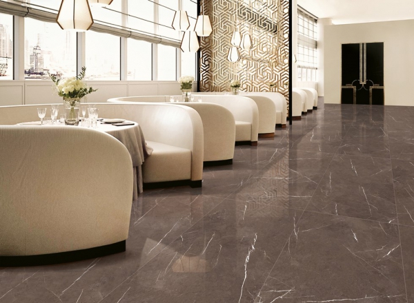 Glazed Porcelain Tiles Marble Look st laurent coffee grande