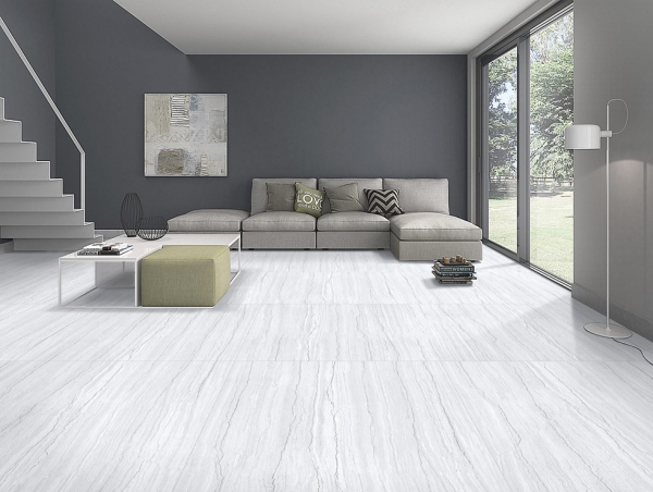 Glazed Porcelain Tiles Marble Look stoneline grey