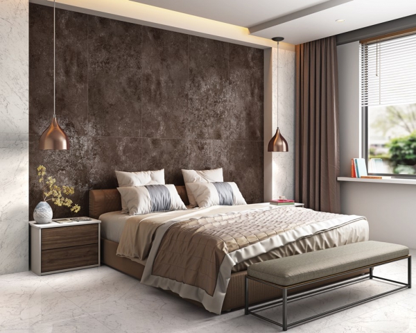 Glazed Porcelain Tiles Metal Look milkyway anthracite grande