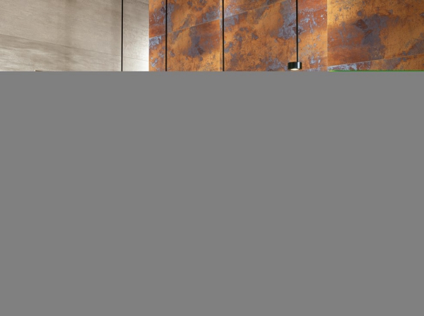 Glazed Porcelain Tiles Metal Look plutonic gold