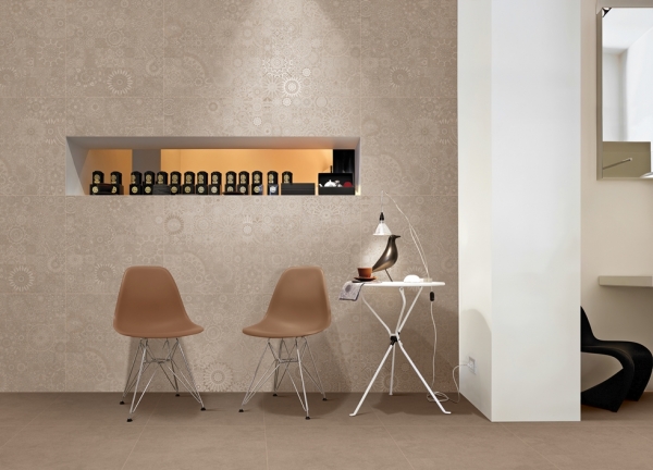 Glazed Porcelain Tiles Wall & Decor elementi copper and mandala copper glitter