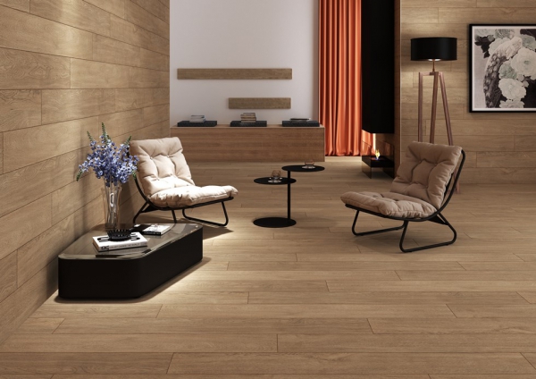 Glazed Porcelain Tiles Wood Look windsor beige